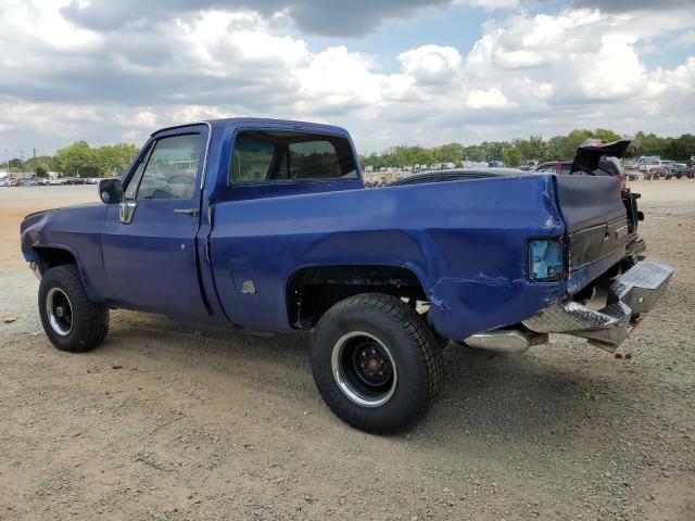 1GCEK14H8EF347800 - 1984 CHEVROLET K10 BLUE photo 2