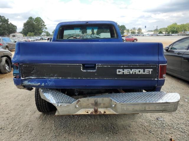 1GCEK14H8EF347800 - 1984 CHEVROLET K10 BLUE photo 6