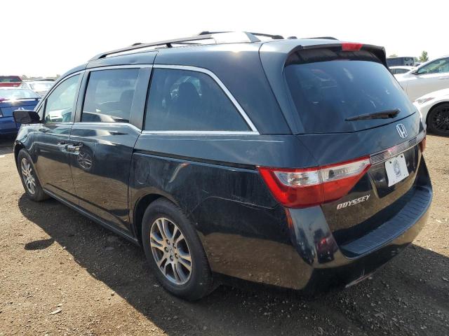 5FNRL5H69BB050050 - 2011 HONDA ODYSSEY EXL BLACK photo 2