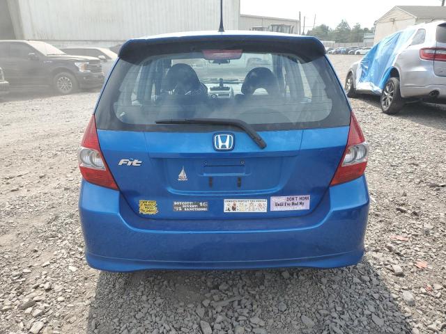 JHMGD38618S033732 - 2008 HONDA FIT SPORT BLUE photo 6