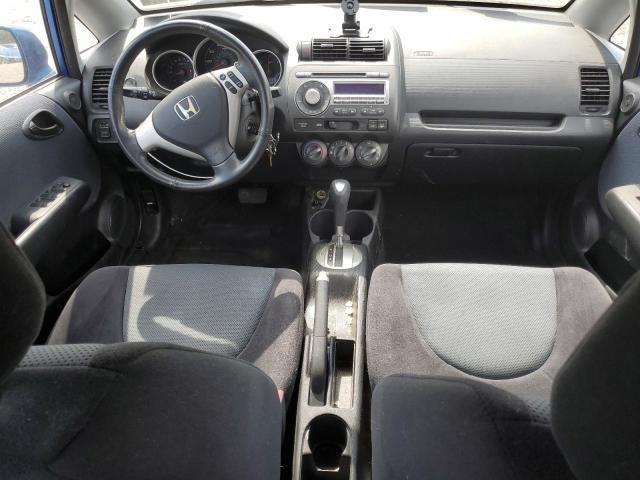 JHMGD38618S033732 - 2008 HONDA FIT SPORT BLUE photo 8