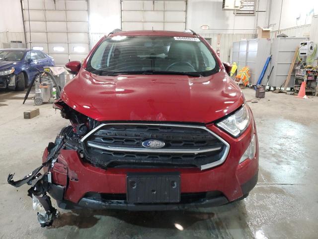 MAJ3P1TE4JC216445 - 2018 FORD ECOSPORT SE BURGUNDY photo 5