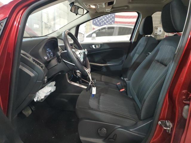 MAJ3P1TE4JC216445 - 2018 FORD ECOSPORT SE BURGUNDY photo 7