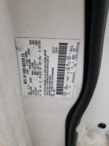 1FMEU7EE1AUA40066 - 2010 FORD EXPLORER EDDIE BAUER Ақ фото 14