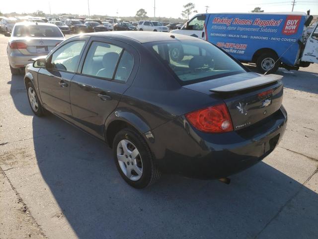 1G1AK58F287177097 - 2008 CHEVROLET COBALT LS GRAY photo 3