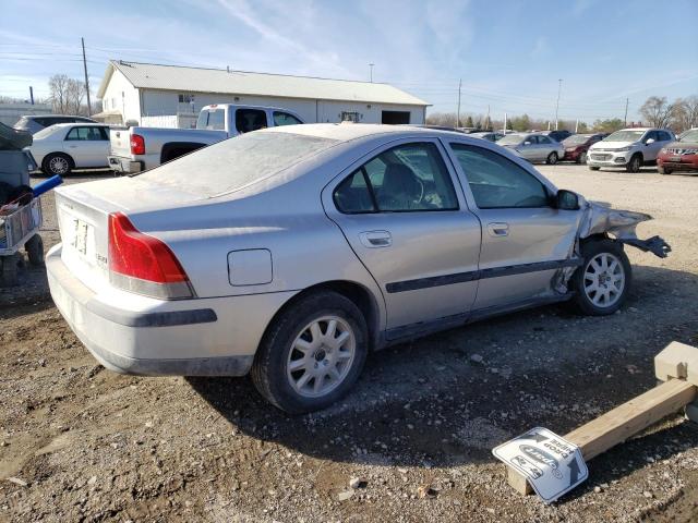 YV1RS61R922193834 - 2002 VOLVO S60 SILVER photo 3