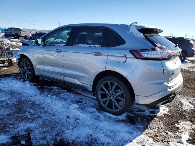 2FMPK4AP7JBC55672 - 2018 FORD EDGE SPORT SILVER photo 2