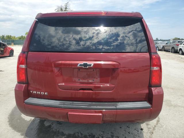 1GNSCBKC0JR216972 - 2018 CHEVROLET TAHOE C1500 LT RED photo 6