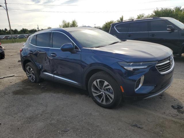 LRBFZPR46PD077312 - 2023 BUICK ENVISION ESSENCE BLUE photo 4