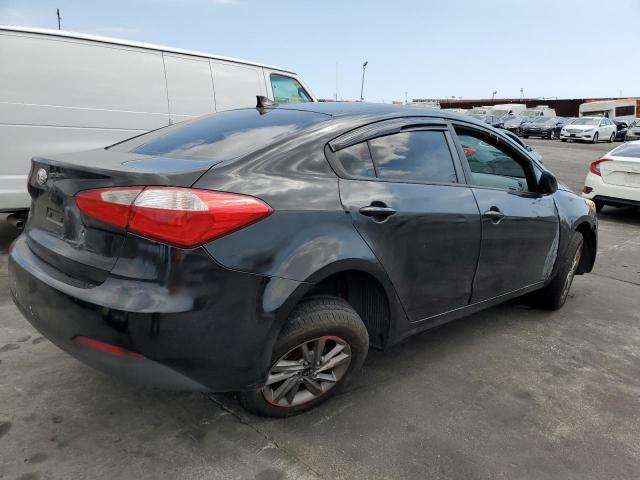 KNAFK4A64E5184672 - 2014 KIA FORTE LX BLACK photo 3