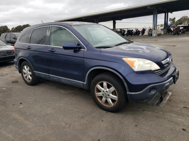 JHLRE48707C113623 - 2007 HONDA CR-V EXL BLUE photo 4