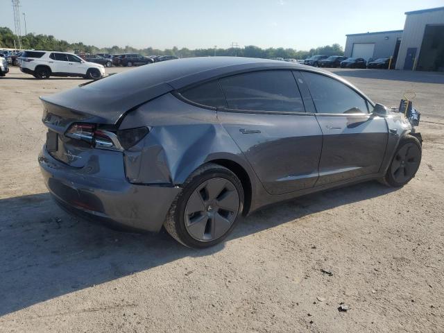 5YJ3E1EB2NF349166 - 2022 TESLA MODEL 3 灰色 照片 3