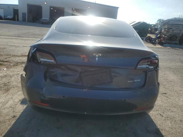 5YJ3E1EB2NF349166 - 2022 TESLA MODEL 3 灰色 照片 6