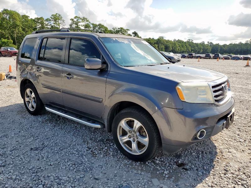 5FNYF3H51EB003338 - 2014 HONDA PILOT EXL GRAY photo 4