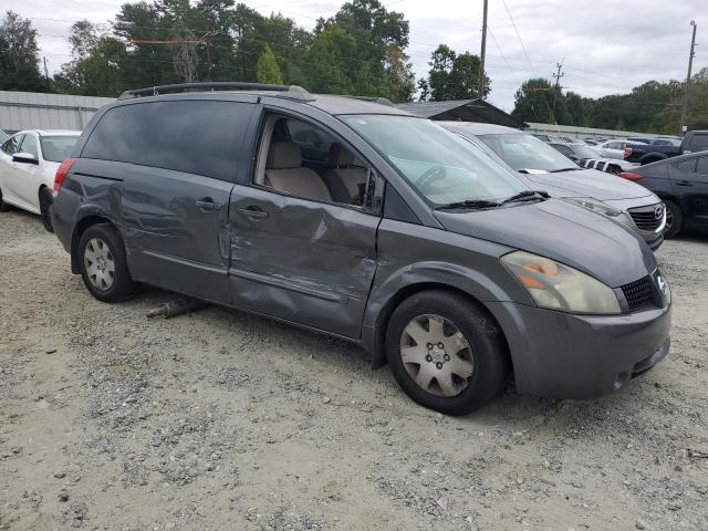 5N1BV28U65N133168 - 2005 NISSAN QUEST S GRAY photo 4