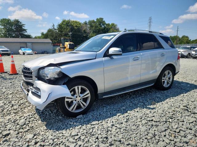 4JGDA5HB7FA576622 - 2015 MERCEDES-BENZ ML 350 4MATIC SILVER photo 1