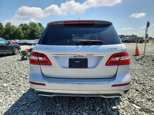4JGDA5HB7FA576622 - 2015 MERCEDES-BENZ ML 350 4MATIC SILVER photo 6