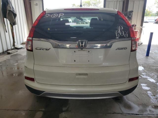 5J6RM4H51FL025512 - 2015 HONDA CR-V EX WHITE photo 6