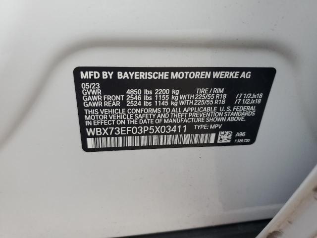 WBX73EF03P5X03411 - 2023 BMW X1 XDRIVE28I WHITE photo 12