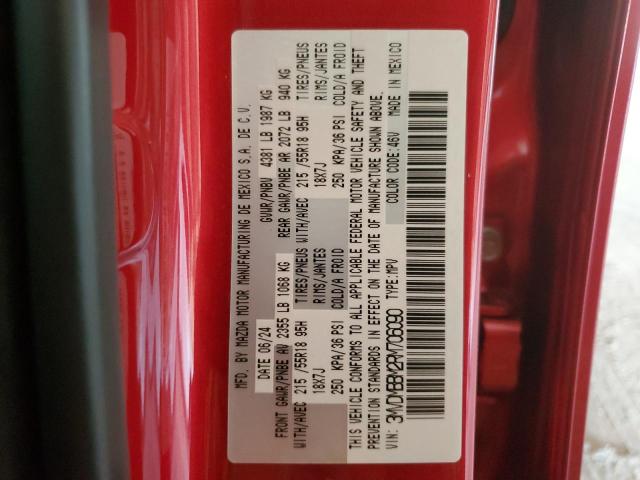 3MVDMBBM2RM706090 - 2024 MAZDA CX-30 SELECT RED photo 12