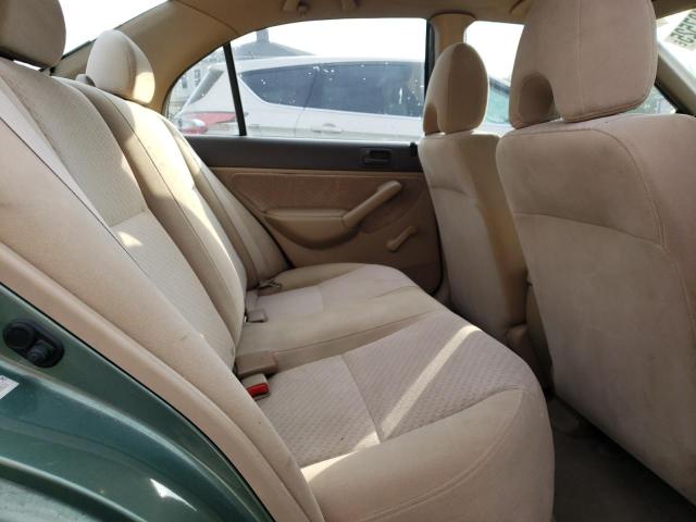 2HGES163X4H606612 - 2004 HONDA CIVIC DX VP მწვანე ფოტო 10