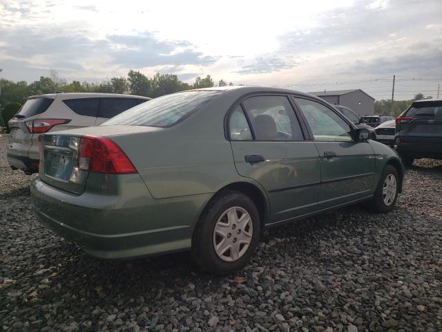 2HGES163X4H606612 - 2004 HONDA CIVIC DX VP მწვანე ფოტო 3