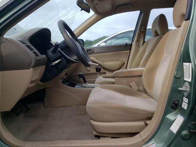 2HGES163X4H606612 - 2004 HONDA CIVIC DX VP მწვანე ფოტო 7