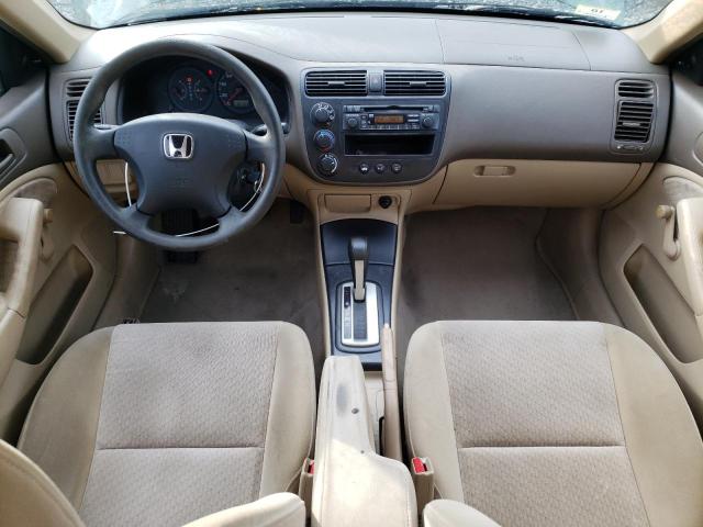 2HGES163X4H606612 - 2004 HONDA CIVIC DX VP მწვანე ფოტო 8