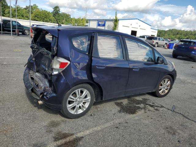 JHMGE8H40AC020799 - 2010 HONDA FIT SPORT BLUE photo 3