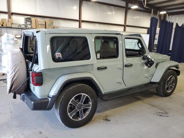 1C4HJXEN0PW668479 - 2023 JEEP WRANGLER SAHARA GREEN photo 3