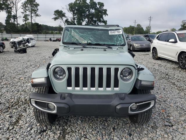 1C4HJXEN0PW668479 - 2023 JEEP WRANGLER SAHARA GREEN photo 5