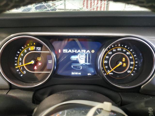 1C4HJXEN0PW668479 - 2023 JEEP WRANGLER SAHARA GREEN photo 9