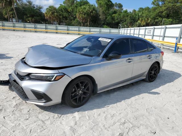 2HGFE2F59NH537660 - 2022 HONDA CIVIC SPORT 银色 照片 1