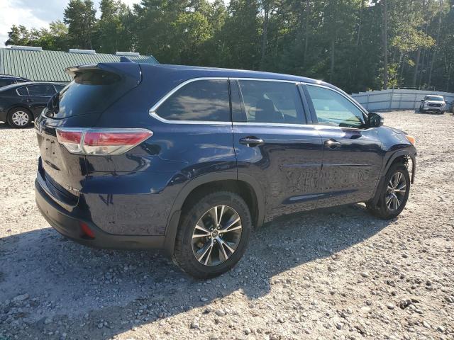 5TDJKRFH8GS331366 - 2016 TOYOTA HIGHLANDER XLE 蓝色 照片 3