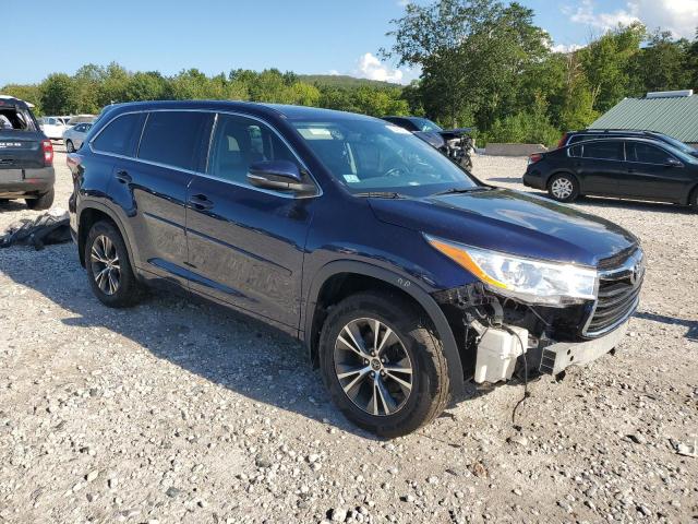 5TDJKRFH8GS331366 - 2016 TOYOTA HIGHLANDER XLE 蓝色 照片 4