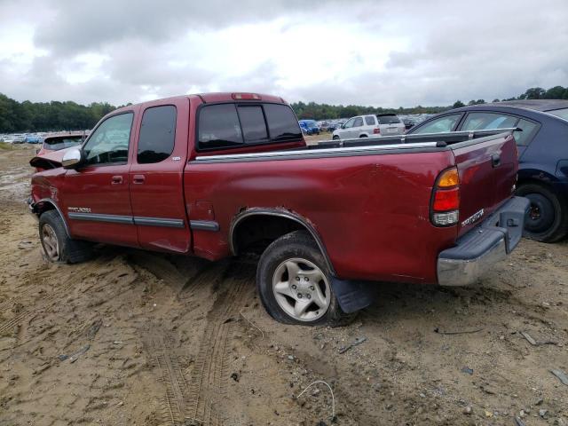 5TBRT34181S141666 - 2001 TOYOTA TUNDRA ACCESS CAB MAROON photo 2