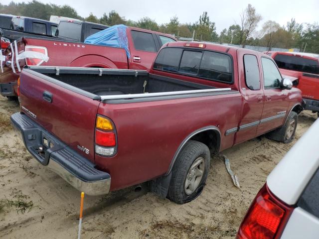 5TBRT34181S141666 - 2001 TOYOTA TUNDRA ACCESS CAB მუქწითელი ფოტო 3