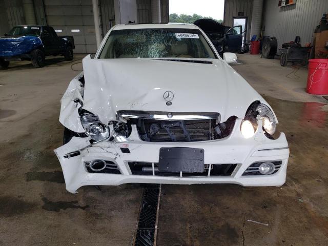 WDBUF87X88B285949 - 2008 MERCEDES-BENZ E 350 4MATIC WHITE photo 5
