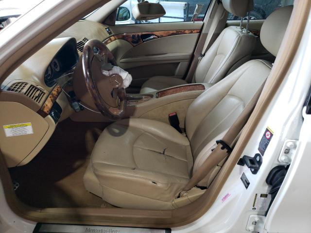 WDBUF87X88B285949 - 2008 MERCEDES-BENZ E 350 4MATIC WHITE photo 7