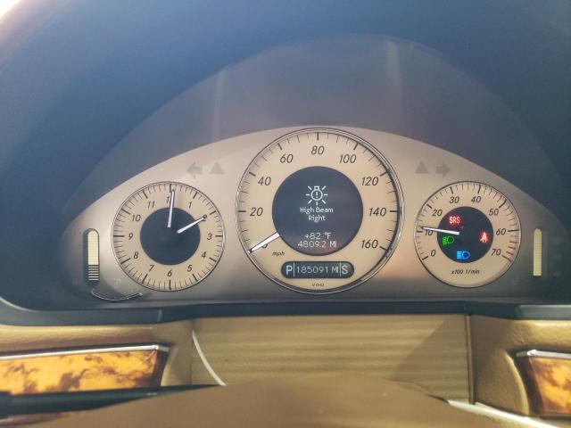 WDBUF87X88B285949 - 2008 MERCEDES-BENZ E 350 4MATIC WHITE photo 9