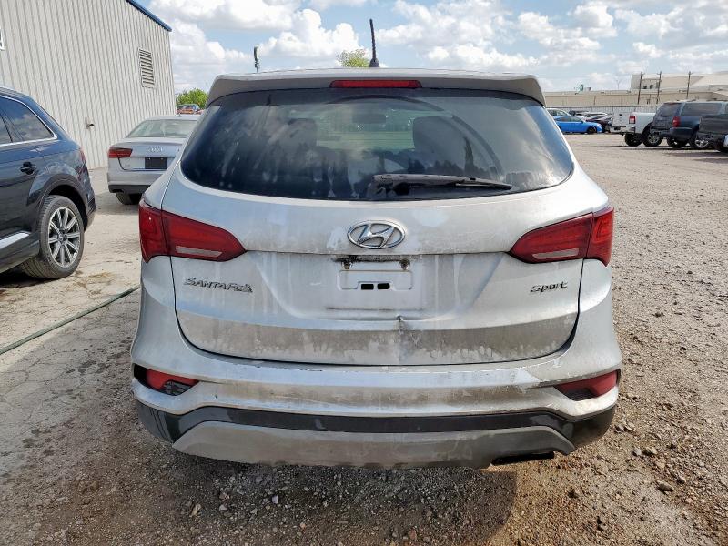 5XYZT3LB8JG511870 - 2018 HYUNDAI SANTA FE S SILVER photo 6