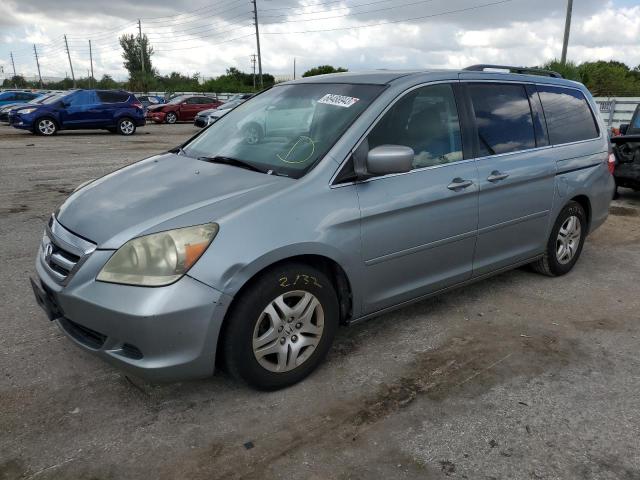 5FNRL38476B036981 - 2006 HONDA ODYSSEY EX SILVER photo 1