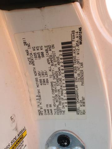 4A37L2EFXCE002020 - 2012 MITSUBISHI ECLIPSE SPYDER GS 白色 照片 12