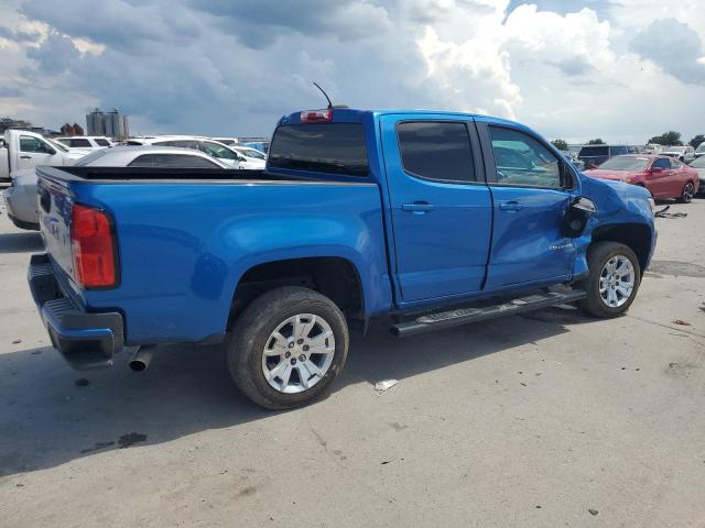 1GCGSCENXM1141480 - 2021 CHEVROLET COLORADO LT BLUE photo 3