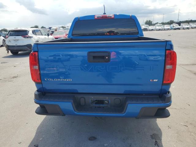 1GCGSCENXM1141480 - 2021 CHEVROLET COLORADO LT BLUE photo 6