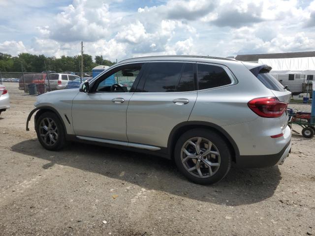 5UXTY5C09M9F99482 - 2021 BMW X3 XDRIVE30I SILVER photo 2