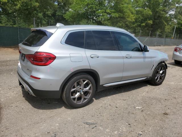 5UXTY5C09M9F99482 - 2021 BMW X3 XDRIVE30I SILVER photo 3