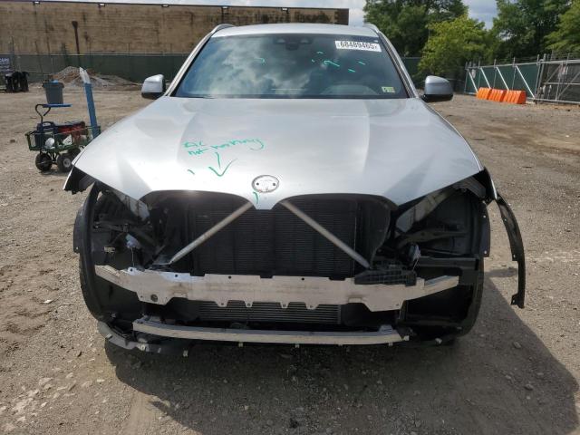 5UXTY5C09M9F99482 - 2021 BMW X3 XDRIVE30I SILVER photo 5