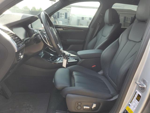 5UXTY5C09M9F99482 - 2021 BMW X3 XDRIVE30I SILVER photo 7