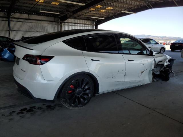 7SAYGDEF5NF313642 - 2022 TESLA MODEL Y 白色 照片 3